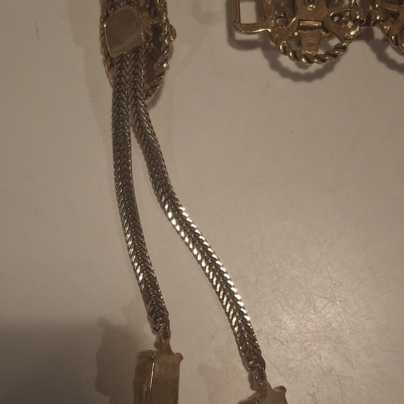 Impressive 1950's Selro Selini Elaborate Asian Princess Necklace and Bracelet - Picture 7 of 12